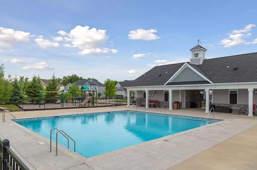 Community pool and clubhouse